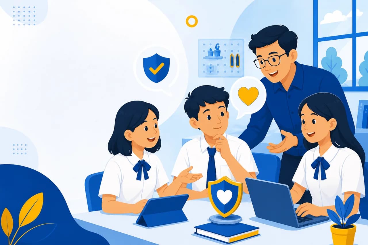 Siswa berdiskusi soal privasi dan tanggung jawab AI